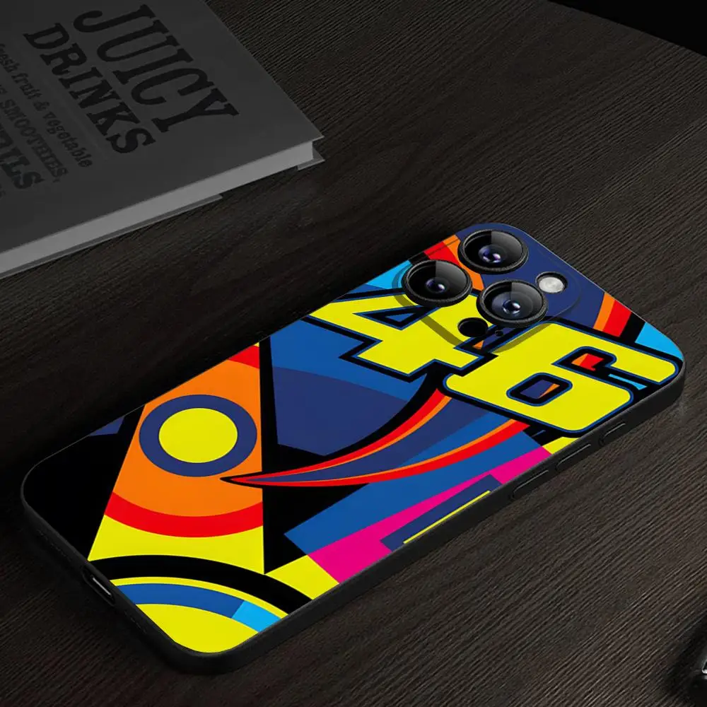 Чехол для телефона MINISO V-Valentiny R-Rossies 46 iPhone 15 16 13 Pro Max 14 12 11 Xr X 8 7 6 Plus роскошная задняя