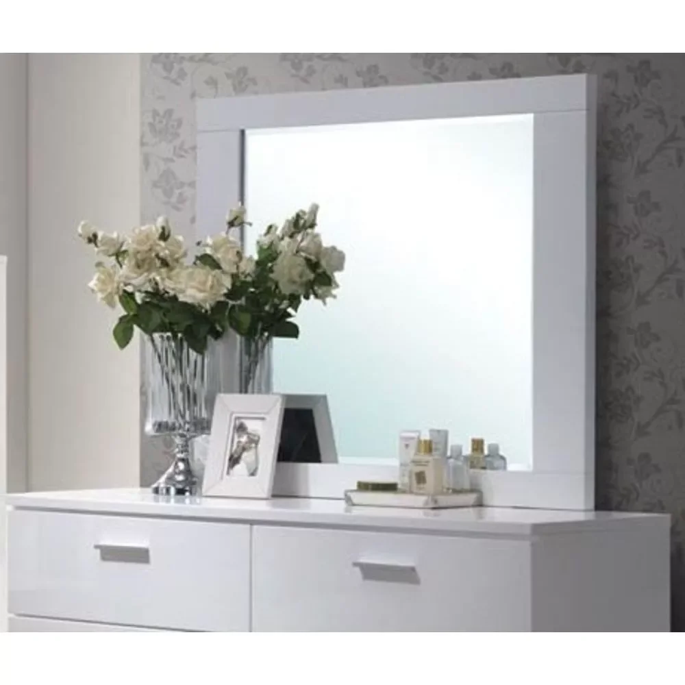 

Белое Зеркало 46x37 дюймов, домашний декор, Минималистичная и современная мебель для дома, мебель для спальни, шкафы, декоративные зеркала