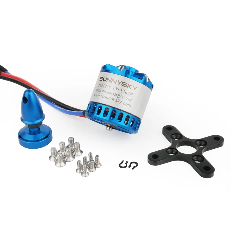 

2PCS SUNNYSKY X2212 III V3 KV800 KV980 KV1250 KV1400 KV2450 Brushless Motor for RC Model Airplane Fixed-Wing Multirotor Drones