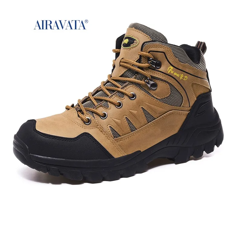 Man Woman Climbing Shoes Durable Waterproof Anti-Slip Hiking Shoes Trekking Boots Trail Camping Climbing Sneakers Size 36-47