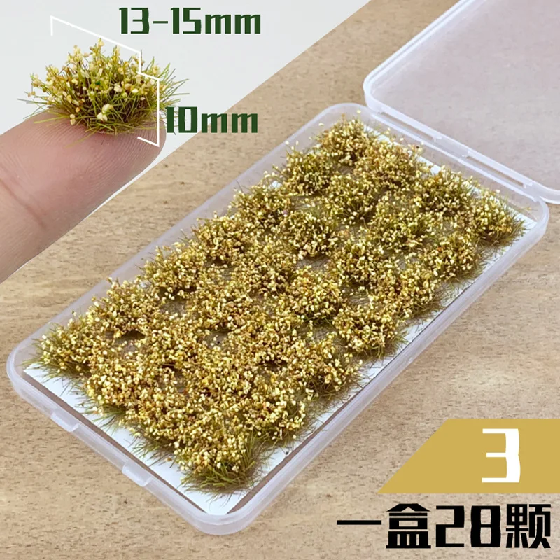 1/35-72 миниатюрная масштабная имитация пуфта статическая модель травы военный