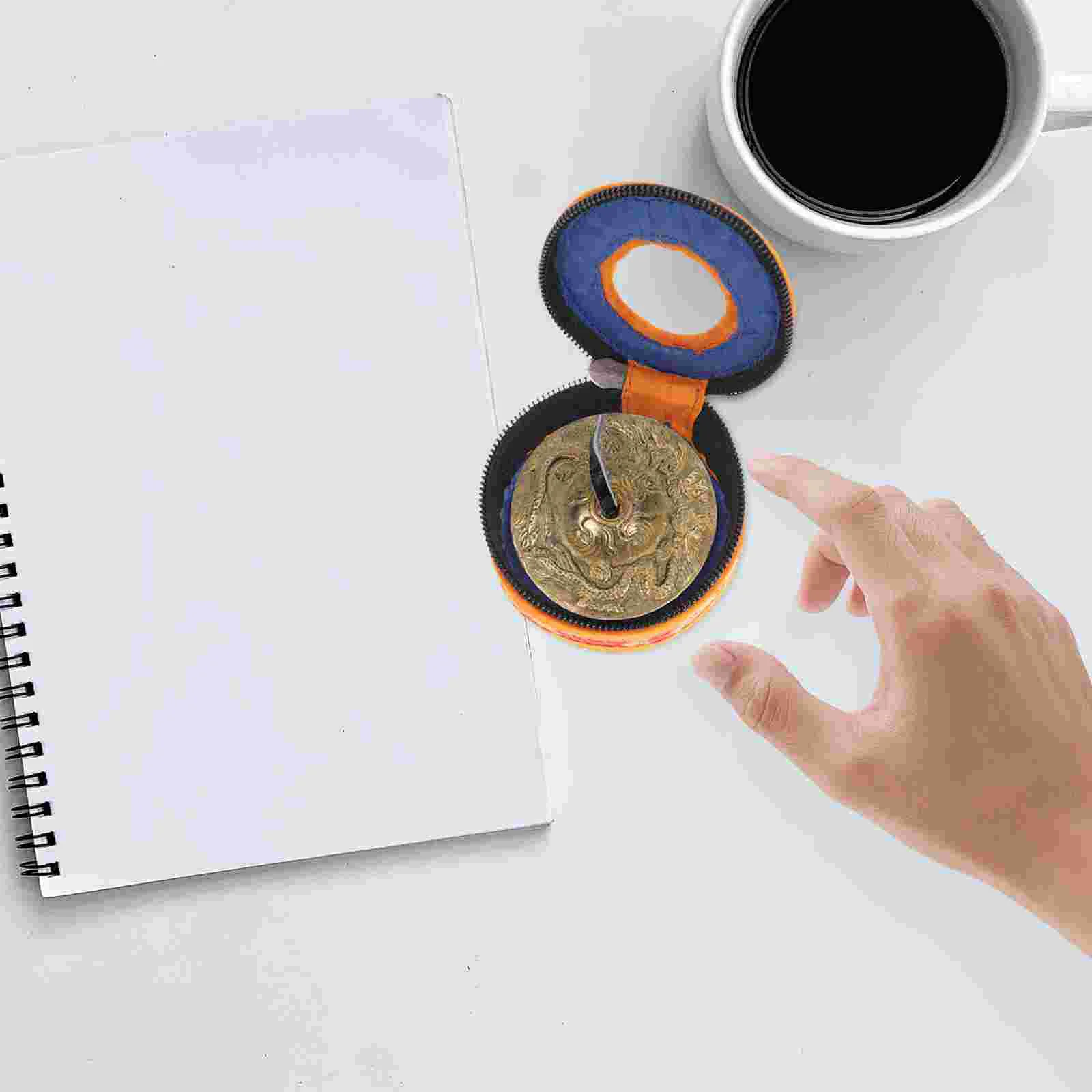 Пакеты тарелок для пальцев держатель контейнера медитации защитная сумка храма