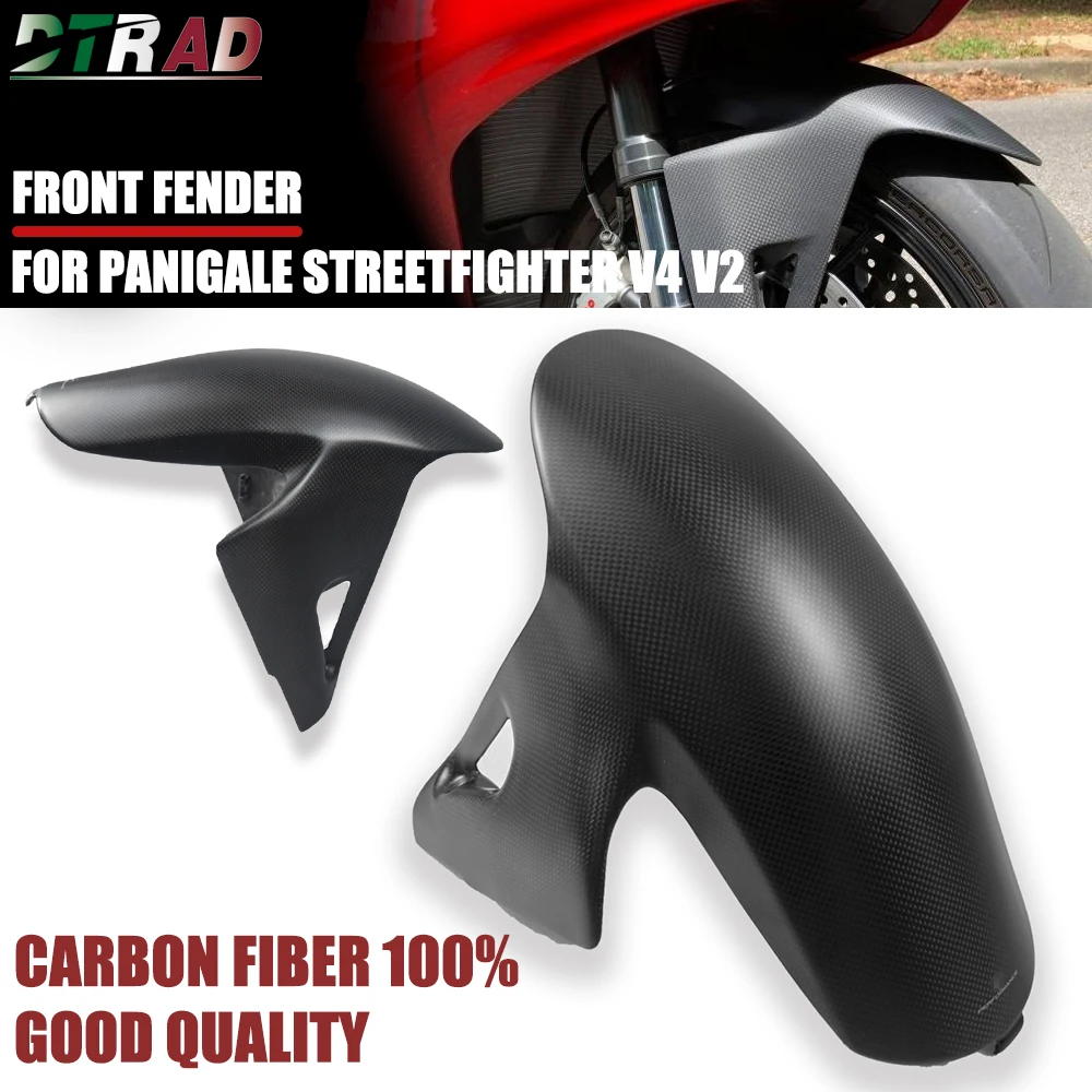 

Motorcycle Carbon Fiber Front Fender Mudguard For DUCATI PANIGALE V4/S/R V2 Streetfighter V2 V4/S Superleggera V4 Accessories