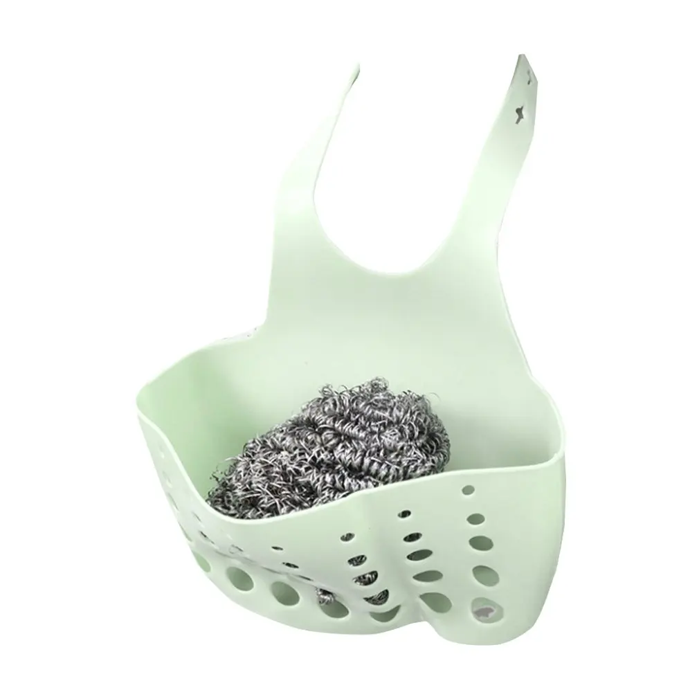 

Adjustable Design Snap Sink Faucet Housing Cradle Kitchen Shelving Rack Kitchen Sponge Holder Storage Basket