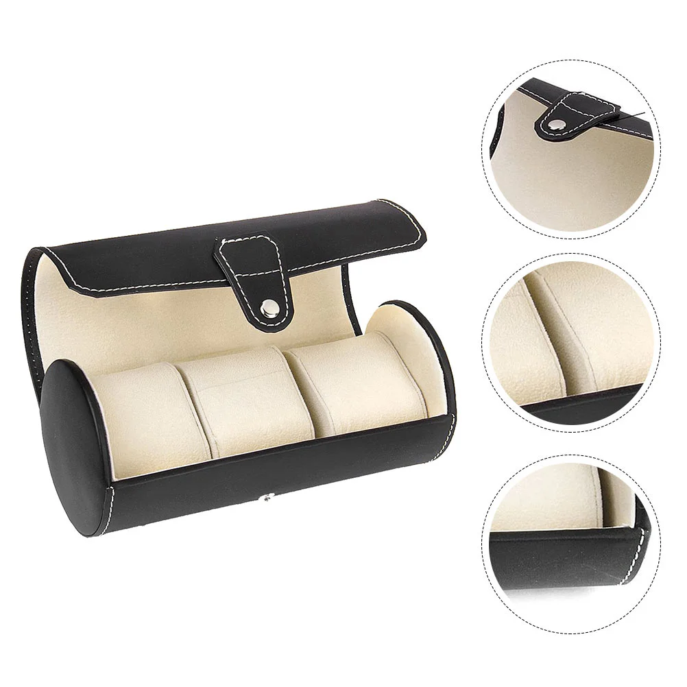 

3 -Compartment 3-Bit Watch Box Storage Case Bracelet Jewelry Display Organizer Jewelery