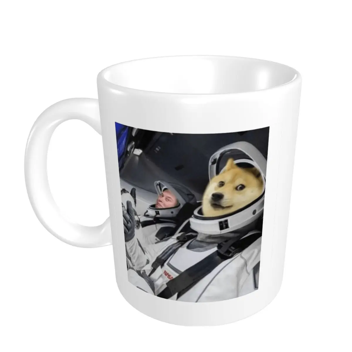 

Promo Funny Graphic Dogecoin To The Moon Elon And Musk Me Mugs Funny Sarcastic R376 CUPS Print beer mugs