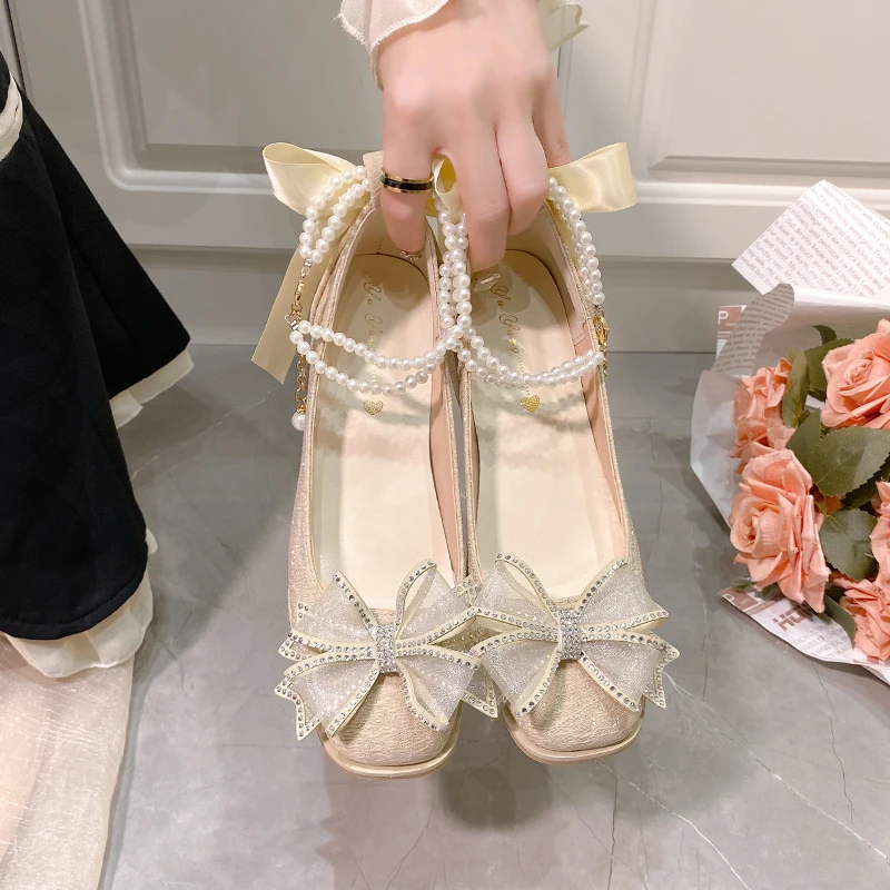 Женское платье на высоком каблуке с круглой головкой и толстым каблуком мицва