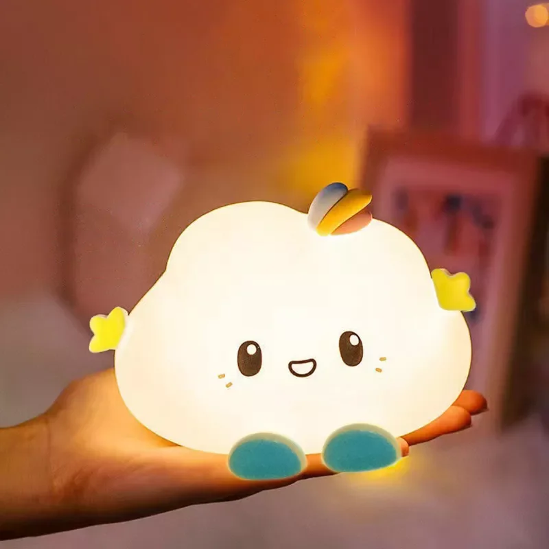 

Cloud Night Light Led Touch Sensor Lamp Bedroom Bedside Lights Soft Light Kids Birthday Gifts Room Decoration Luz de noche