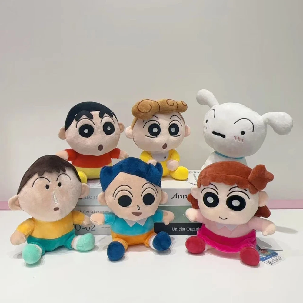 MINISO Crayon Shin-chan плюшевые игрушки кукла Nohara Shinnotsuke Shiro Himawari Kazama Toru Sakurada Nene Boochan милый