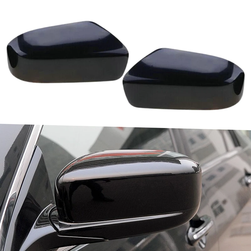 Неокрашенный автомобильный левый и правый зеркальный чехол из АБС-пластика