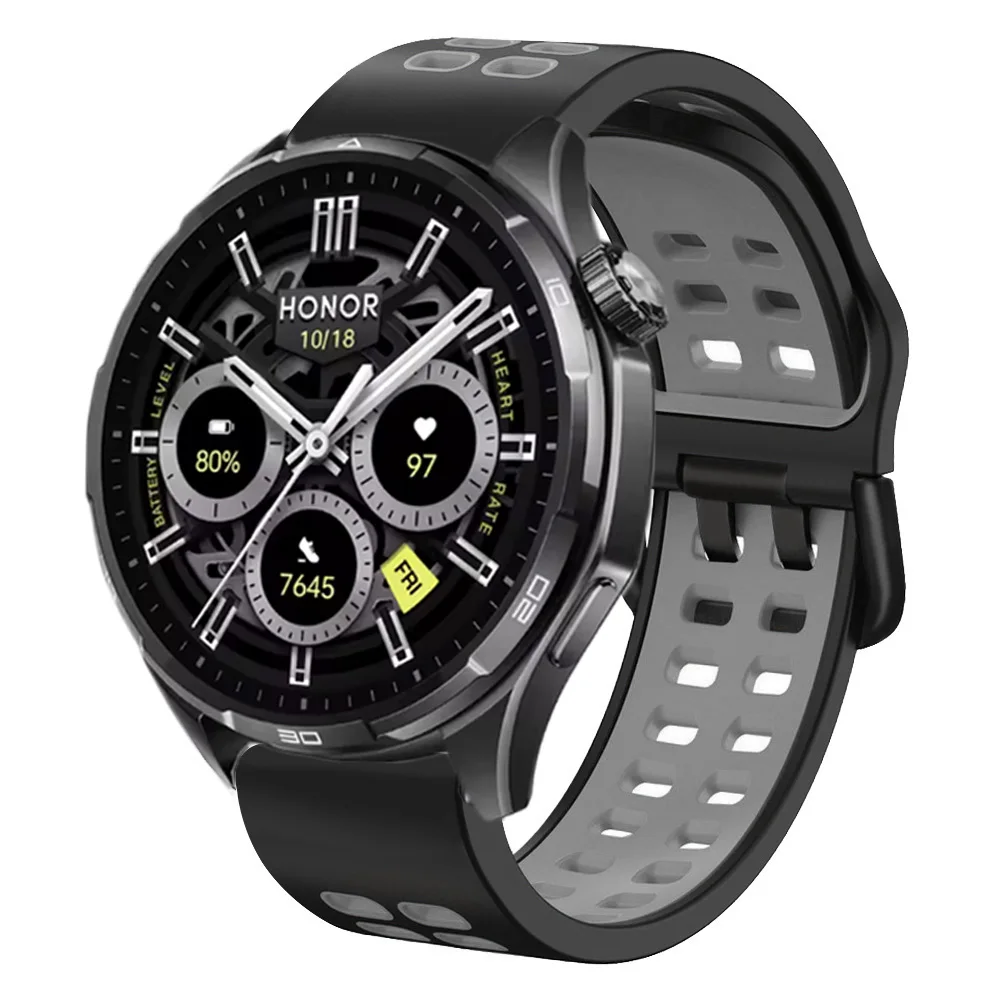 Фото Силиконовый браслет 22 мм для Honor Watch 6 Plus, ремешок для HONOR Watch 5 Ultra GS 3/GS Pro/MagicWatch 2 46 мм, ремешок для Honor Watch 6 №2