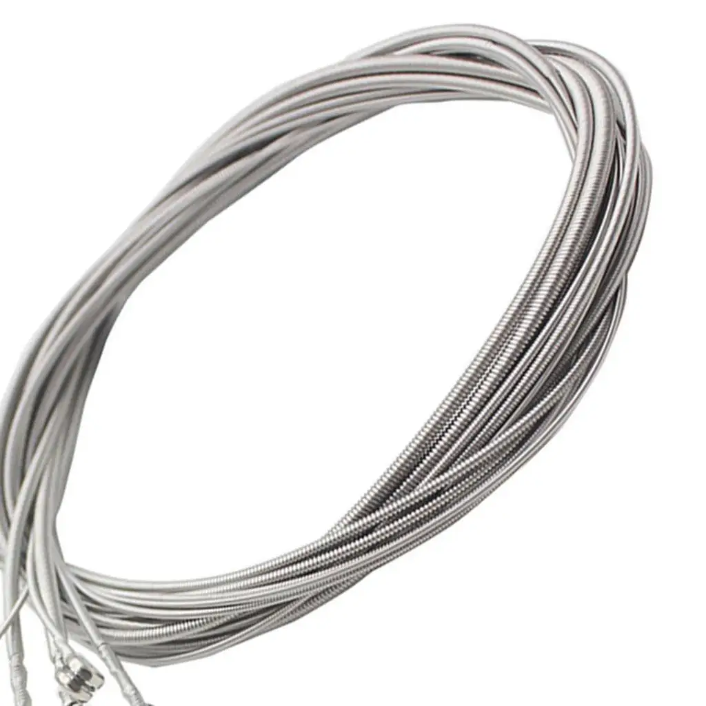 3 струна посеребренная медь 0,46 мм. нержавеющая сталь струны стакс комплект. струны из стали. серебряные гитарные струны silver. бас гитара 4 струны.