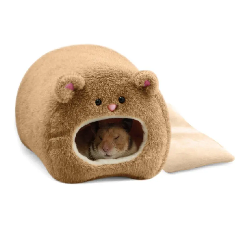 

Hamster Cage House Hamster Soft Warm Bed Rat Hammock Pig Squirrel Winter Pet Toy Hanging Nest+Mat House Bed Animal Mice Rat Nest