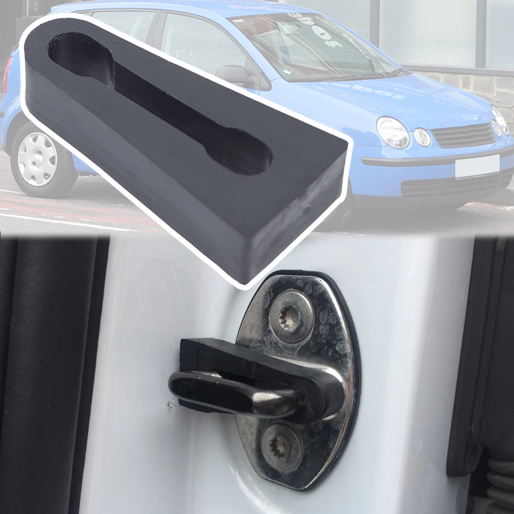 

Car Door Lock Buffer Damping Shock Absorber For VW Polo Mk4 Mk5 9N 6R 2001 2002 2003 - 2016 Deadener Replacement Accessories