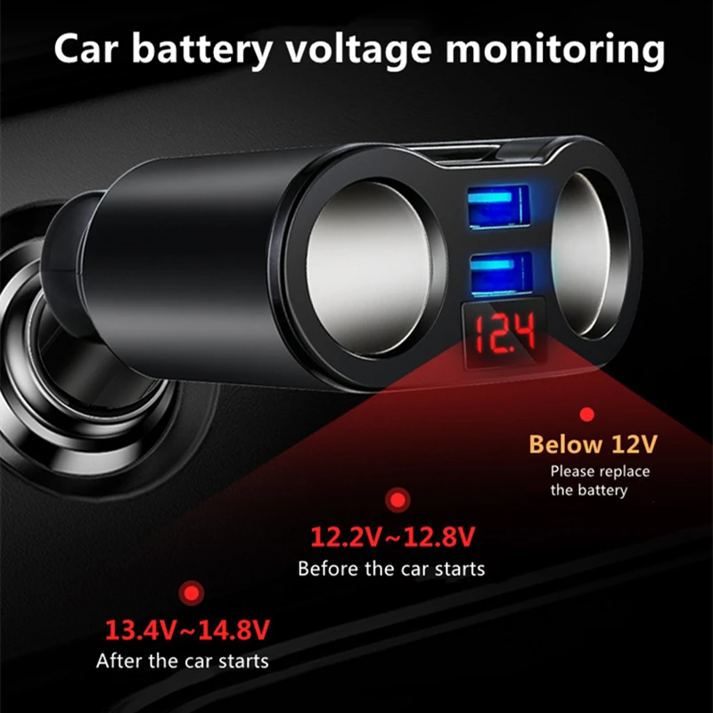 USB-разветвитель со светодиодной подсветкой и двумя USB-портами | Автомобили