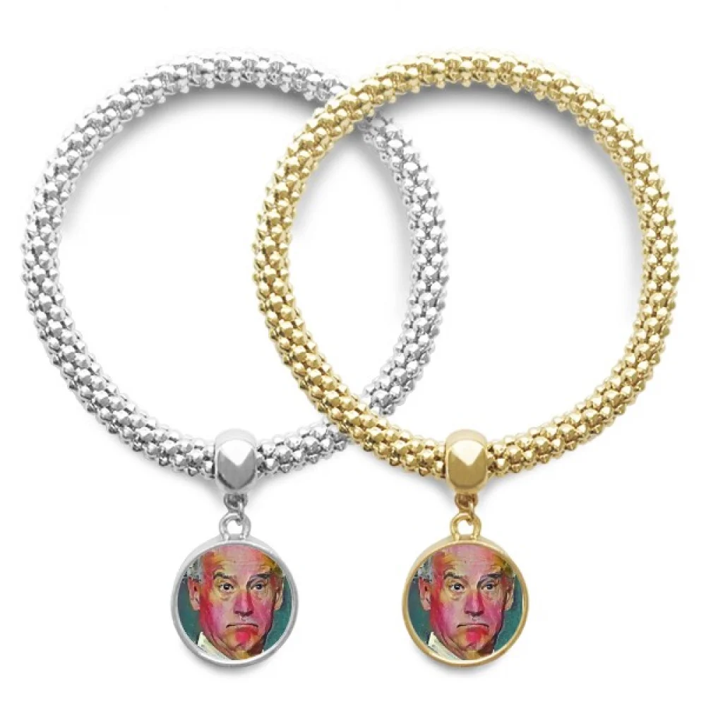 

American USA President Serious Doubt Lover Bracelet Bangle Pendant Jewelry Couple Chain
