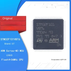 Original STM32F101VBT6 LQFP-100 Cortex-M3 32-bit MCU