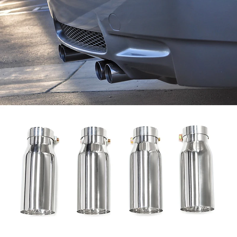 4 шт./лот насадка на выхлопную трубу для BMW M3 E9x E90 E92 E93 M PERFORMANCE 80 мм блестящая черная