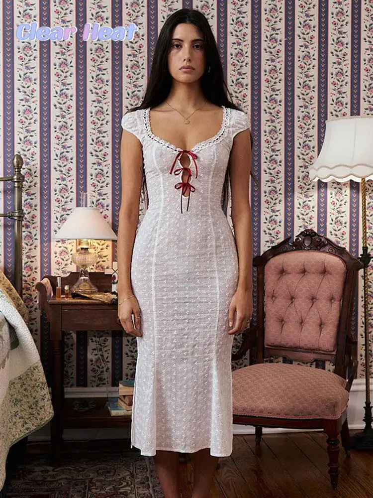 

Платье-миди женское облегающее без рукавов, на бретельках