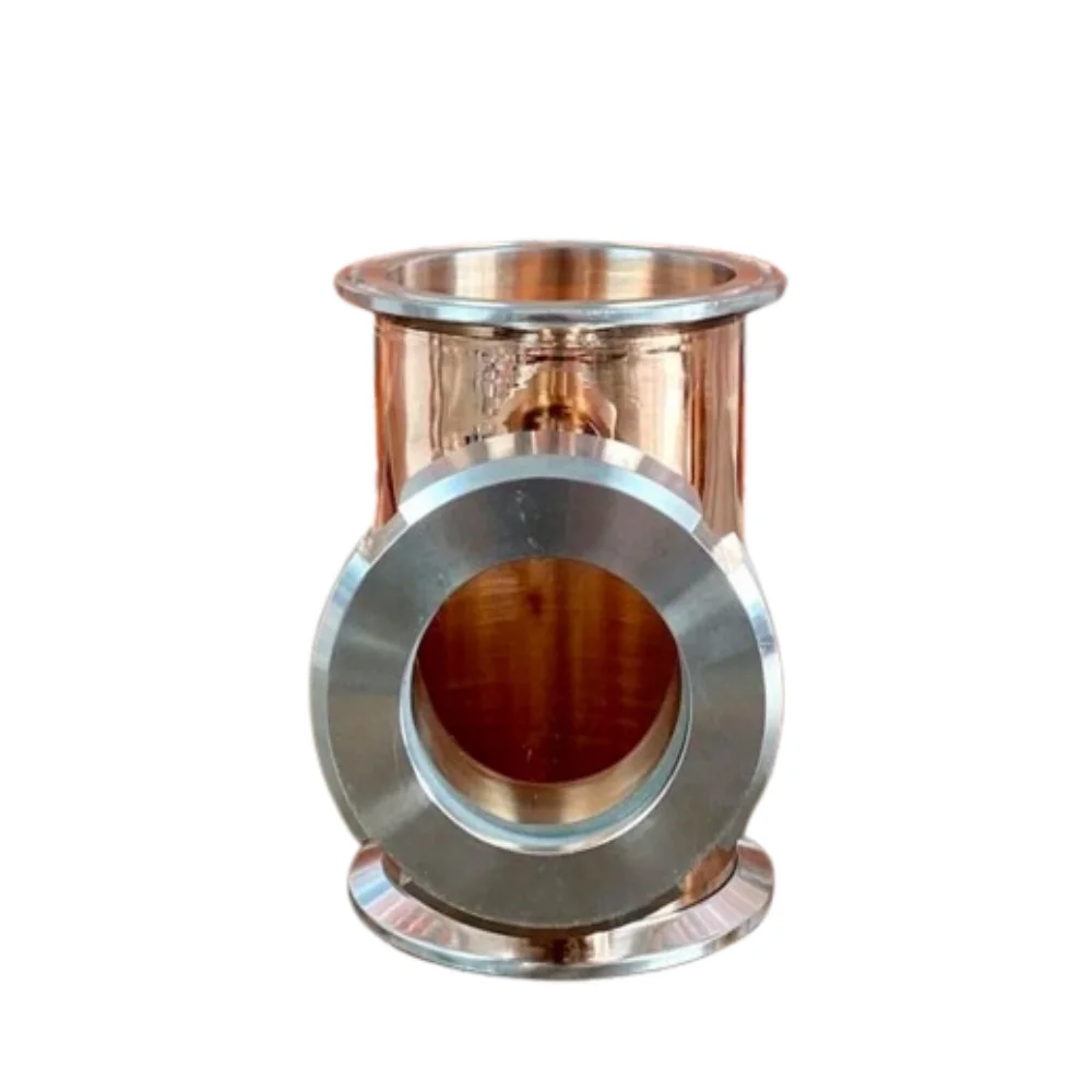 Медный тройник 4 дюйма (102 мм) диаметром 119 мм для пузырьковых пластин. Деталь