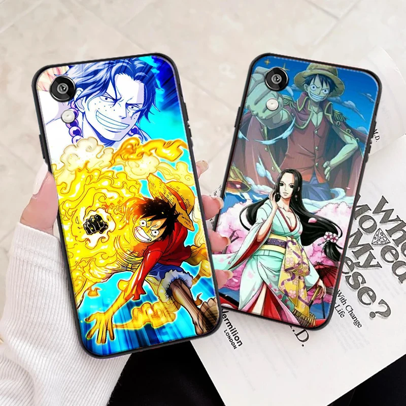 

One Piece For Huawei P Smart Z 2019 2020 P20 P30 Lite Pro Phone Case Funda Back Liquid Silicon Coque Carcasa