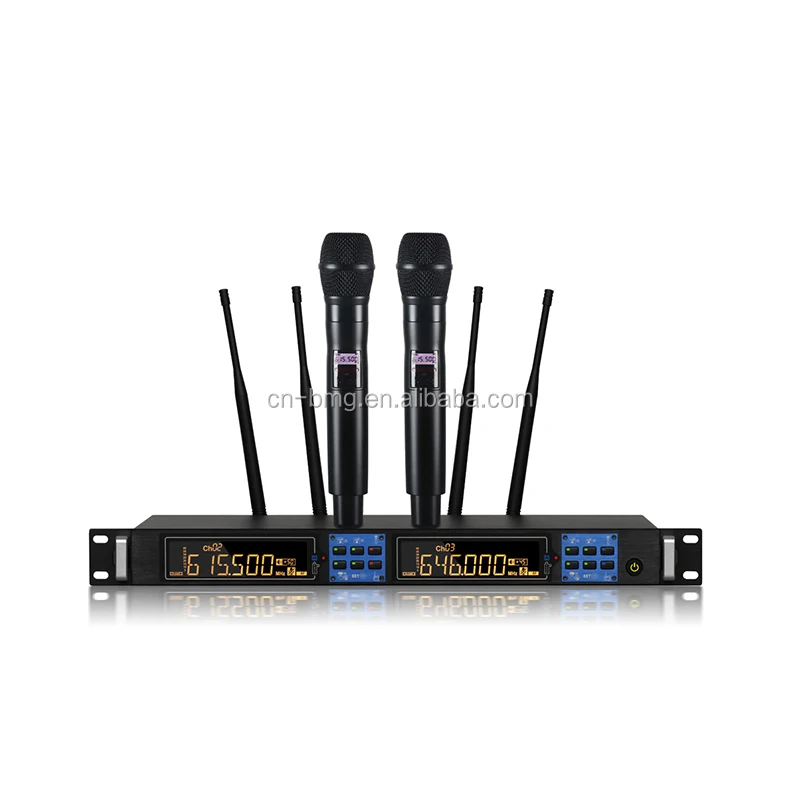 

2020 newest 250 meters work range true diversity UHF wireless microphone mic for Stage Performance, Speech Teaching and Church