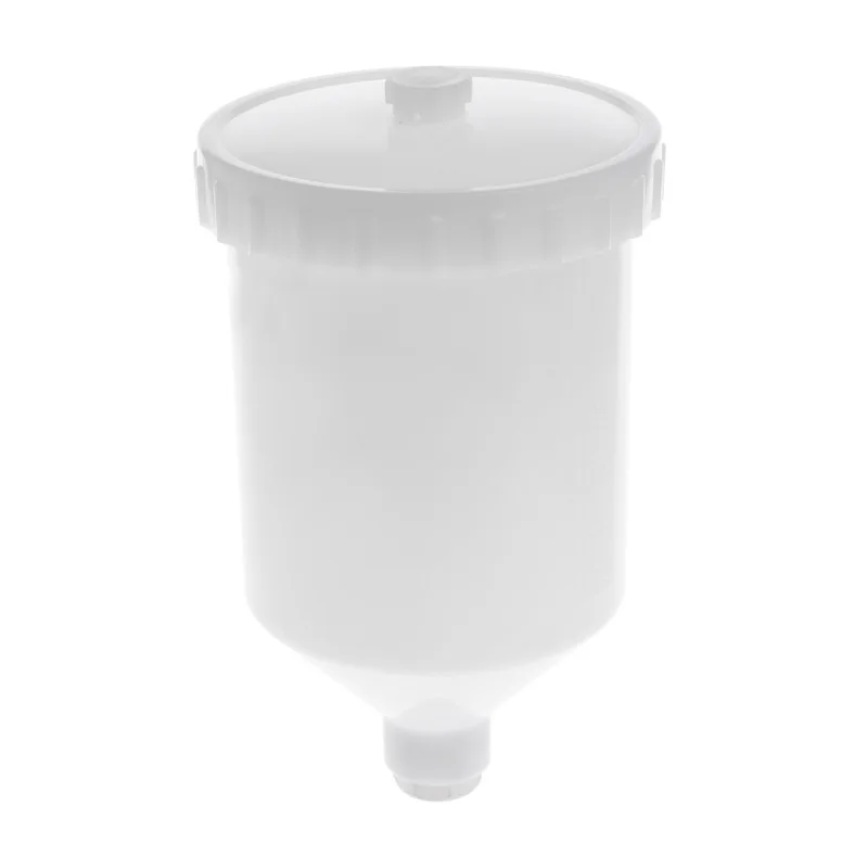 

600ml Paint Sprayer Cup Feed Paint Auto Car Pot Plastic Paint Cup Male Thread Connector Durable
