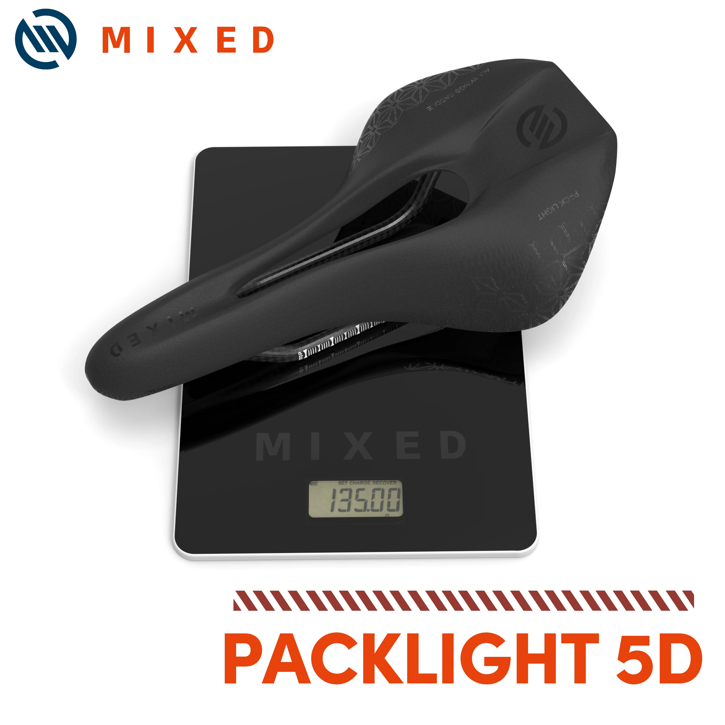 Седло из углеродного волокна 143 мм 135 г