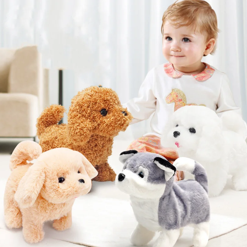 Interactive Cute Dog Robot Funny Wagging Shaking Toy For Kids Birthday  Xmas Gift