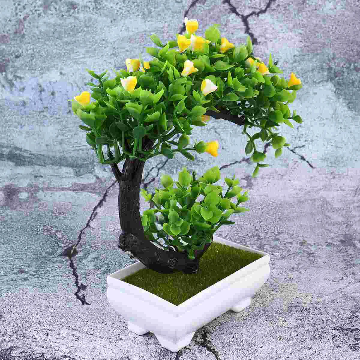 

2 Pcs Floral Decor Home Bonsai Decor Artificial Tree Tree Bonsai Decor Tree Bonsai Decor Artificial Tree Home decor