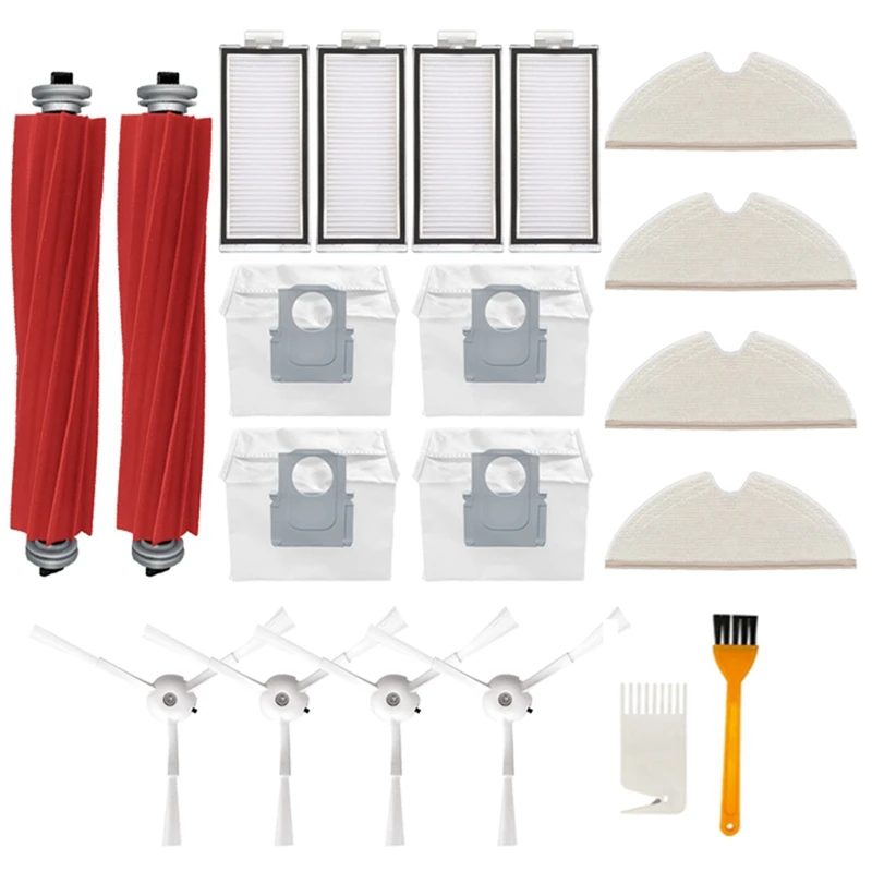 

Replacement For Roborock Q7 Max/Q7 Max+/T8 Robot Vacuum Cleaner Accessories Main Side Brush Hepa Filter Mop Rag Parts