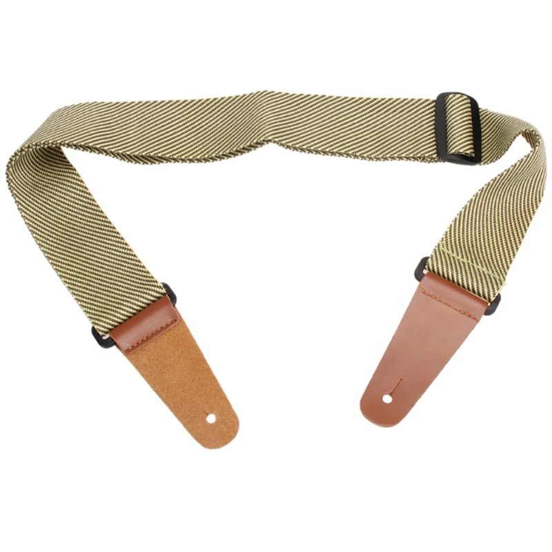 

1 Piece Acoustic Electric Guitar Strap Adjustable Bass Guitar Accessories Suitable For Folk Acoustic Guitar Bass
