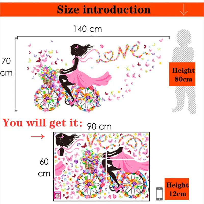 Симпатичная Модная сказочная Бабочка Фея девушка гостиная спальня фон для