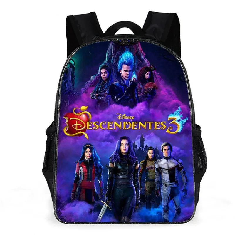 Disney Descendants 3 Backpack for Boy Girl Anime Print Waterproof High Capacity Kids School Bag Students Back To School Supplies