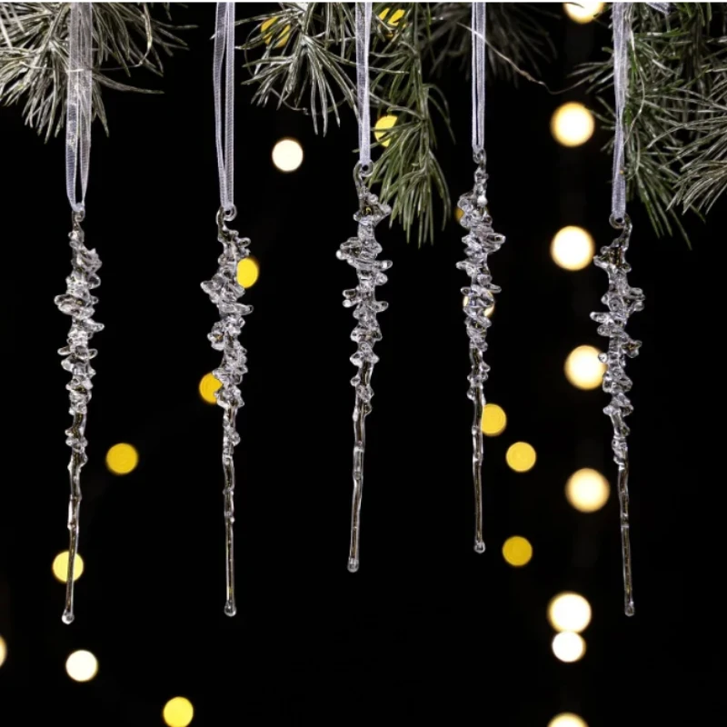 

Рождественские подвески из акрила