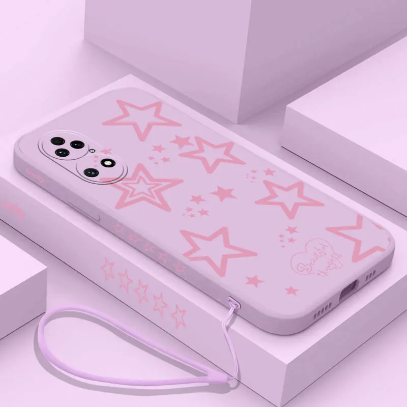 

Lucky Stars Phone Case For Huawei P40 P30 P20 Pro Lite Nova 10 10SE 9 9SE 8 8i Mate 40 30 20 Pro Lite 5G P Smart 2021 Cover