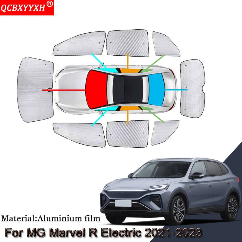 

Car Sunshades UV Protection Curtain Sun Shade Visor Windshield Cover Protect Privacy Fit For MG Marvel R Electric 2021 2022 2023