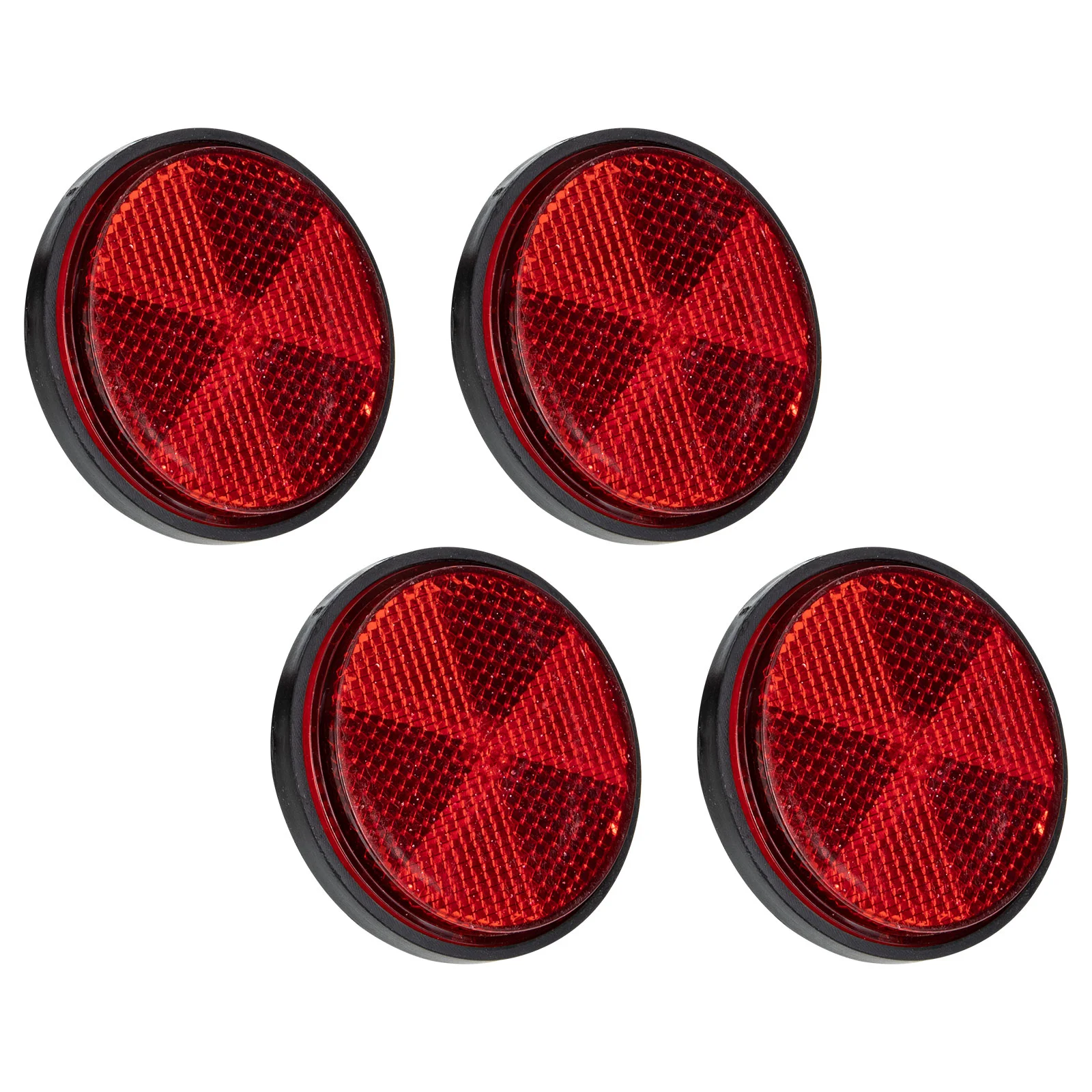 

Bike Reflector Light Reflectors Reflective Car Rear Safety Round Lights Plastic Sign Tape Warning Lamp Front Tail Trailer Cart