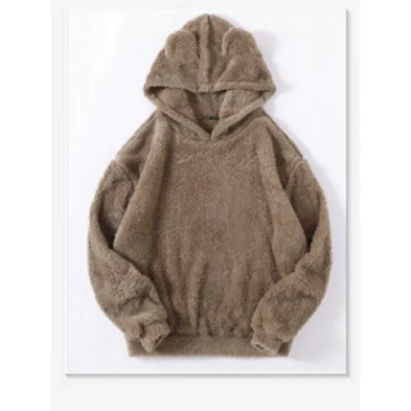 Женский осенне-зимний свитер однотонный с длинным рукавом элегантный теплый