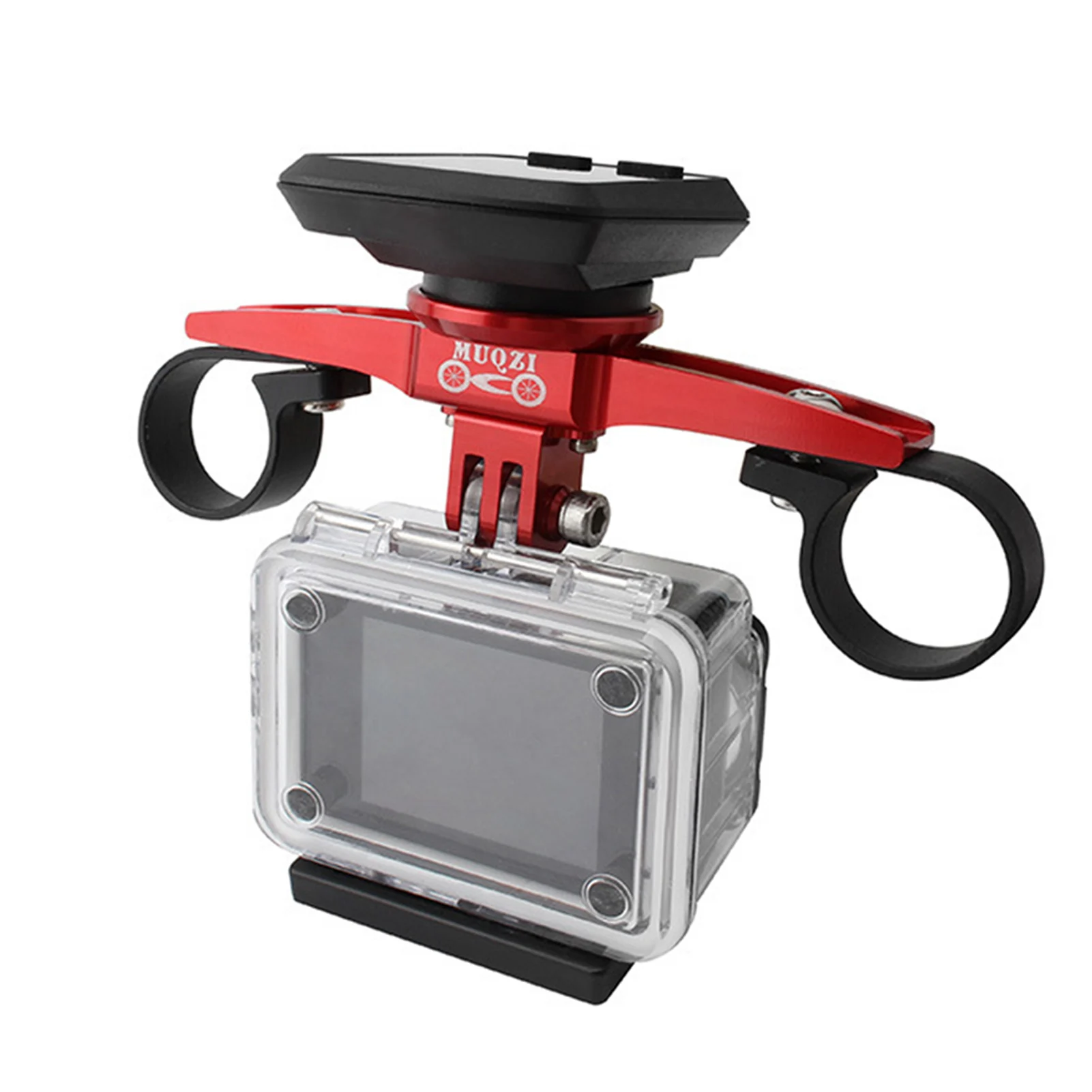 

Bike Front Mount Holder Set Multifunctional Bike Stem Front Bracket Bike Handlebar Mount Holder Push-pull Telescopic Design