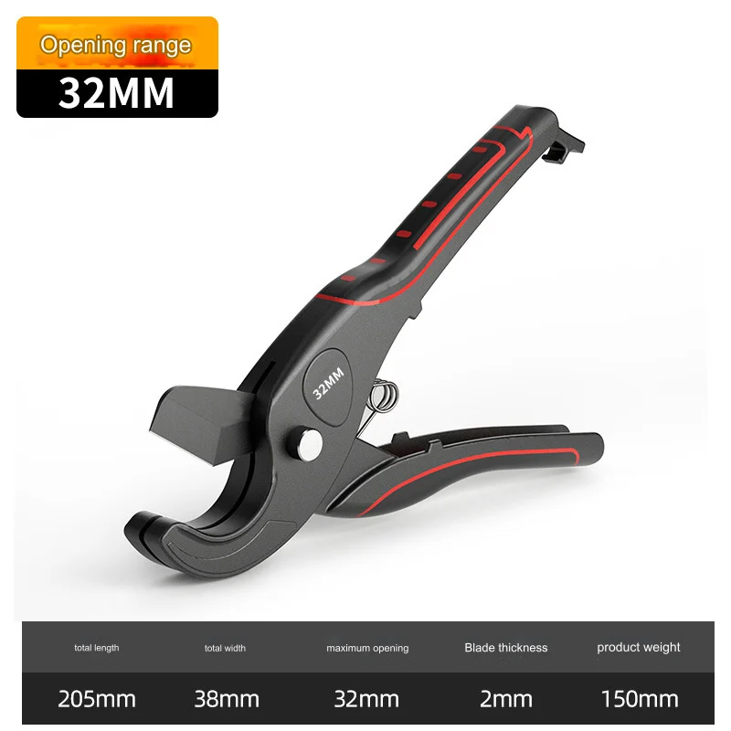 

Труборез BIESUO 42-75 Мм, Алюминиевый Сплав, Изогнутая Ручка, Ножницы, Универсальный Инструмент Для Резки Труб Из ПВХ, ПУ, ПП...