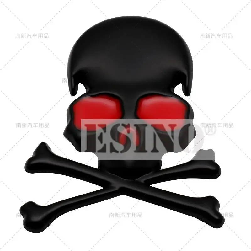 

Стайлинг автомобиля Забавный Череп 3D металлический хром цинковый сплав клейкая искусственная наклейка значок на крыло стикер наклейка автомобильный аксессуар