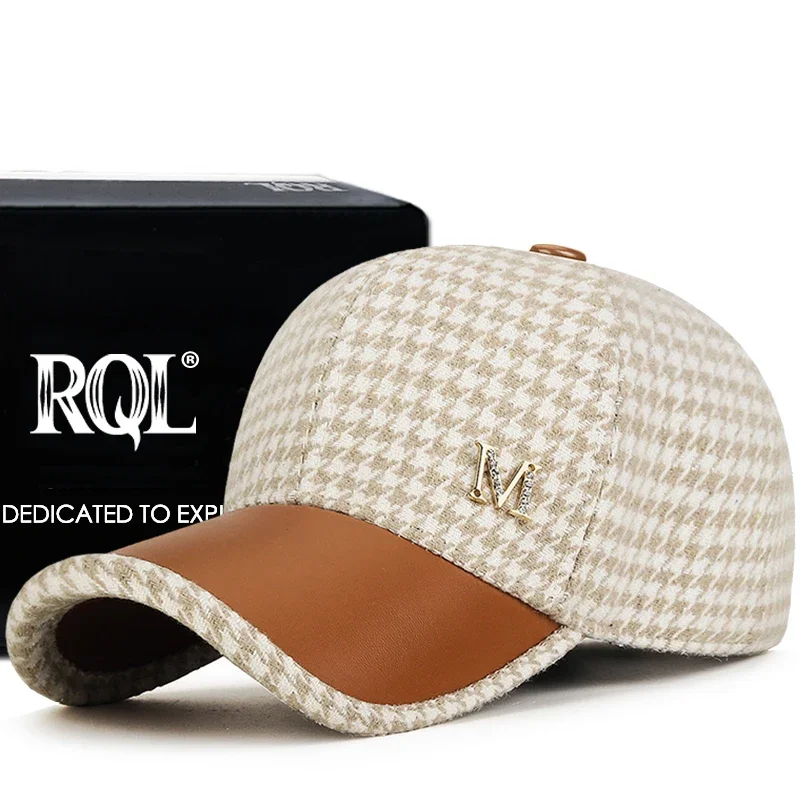 Зимняя шерстяная Бейсболка для женщин сохраняющая тепло модная женская