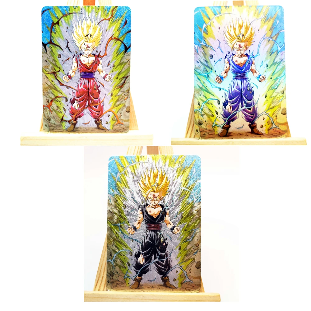 3 шт./компл. Аниме Драконий жемчуг супер сайян сон Гохан аниме искусственные