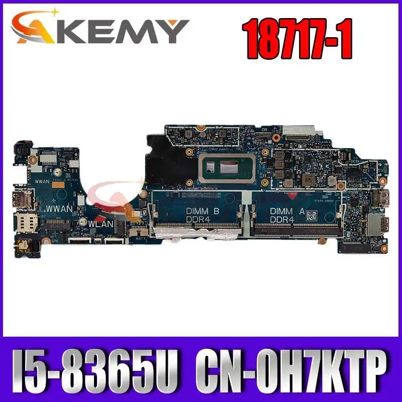 

Материнская плата 5300, материнская плата ноутбука, системная плата Φ 0H7KTP H7KTP 18717-1 W/SRF9Z I5-8365U CPU 1,6 ГГц для Dell Latitude 100%, хорошо работает
