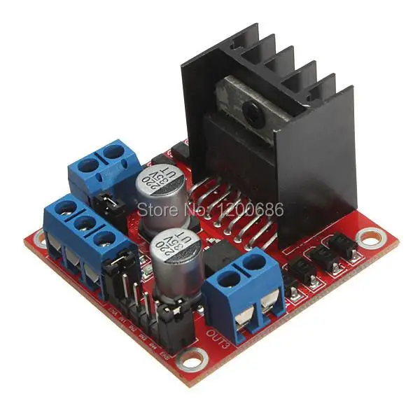 Купи L298N for DC Stepper Motor Driver Module Controller Board Dual H Bridge for Arduino за 150 рублей в магазине AliExpress