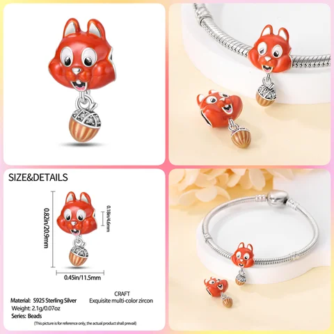 Подвеска CodeMonkey Белка Серебро 925