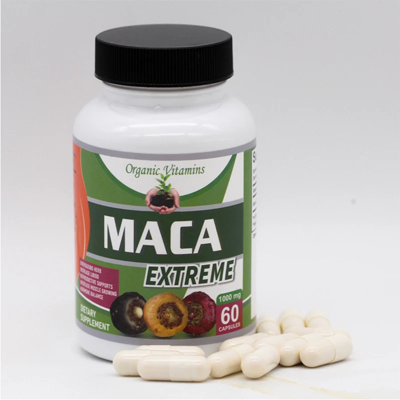 

1 Bottle Natural Male Maca Enhance Endurance Pills Supplement Improve Men Function Stamina Booster Ginseng Powder Herbal Health