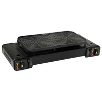 ce certification multi function double burner outdoor portable tow end cassette stove