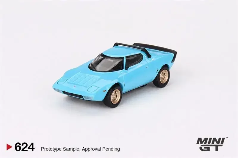 Мини GT 1:64 Lancia Stratos HF Stradale Azzuro Chiaro LHD литая модель автомобиля